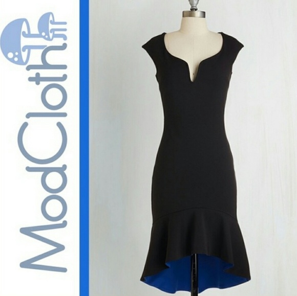 Modcloth Dresses & Skirts - ModCloth "Clarinet the Air" Black HiLo Dress NWT Modcloth Dresses & Skirts - ModCloth "Clarinet the Air" Black HiLo Dress NWT
